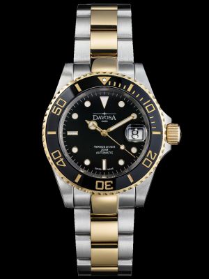 Davosa Ternos Ceramic Black Gold Dive Watch