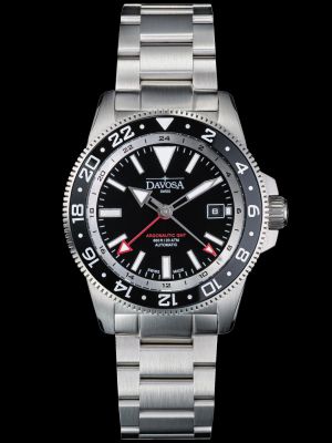 Davosa Argonautic World Traveller Dive Watch - Black