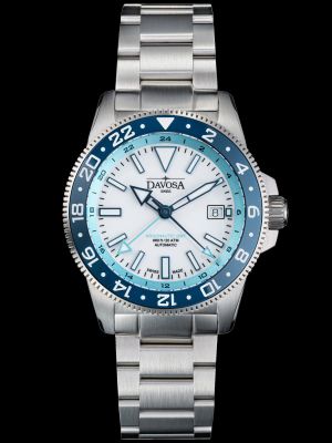 Davosa Argonautic World Traveller Dive Watch - White