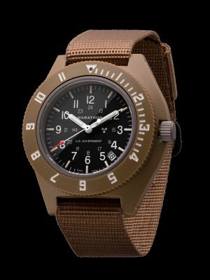 Marathon Pilot Navigator Watch with Date - Desert Tan